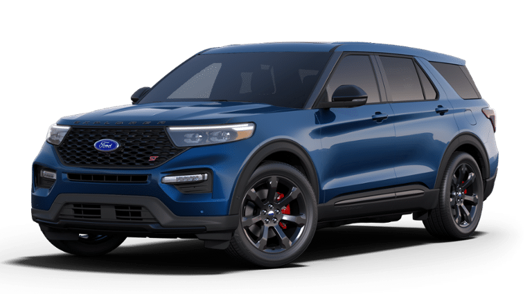 21 Ford Explorer St Atlas Blue 3 0l Ecoboost V6 Engine With Auto Start Stop Technology Hallmark Ford Sales